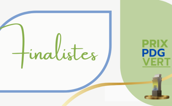 Félicitations aux finalistes du Prix PDG Vert 2026!