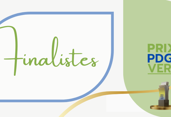 Félicitations aux finalistes du Prix PDG Vert 2026!