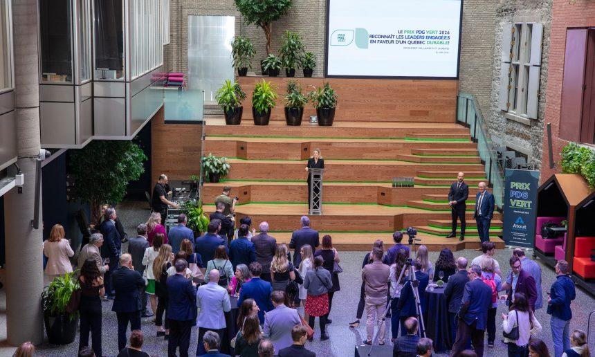 Dévoilement des lauréates et lauréats du Prix PDG Vert 2026